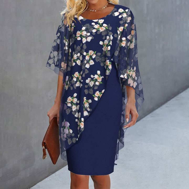 Grace - Floral Dress with Tummy Coverage