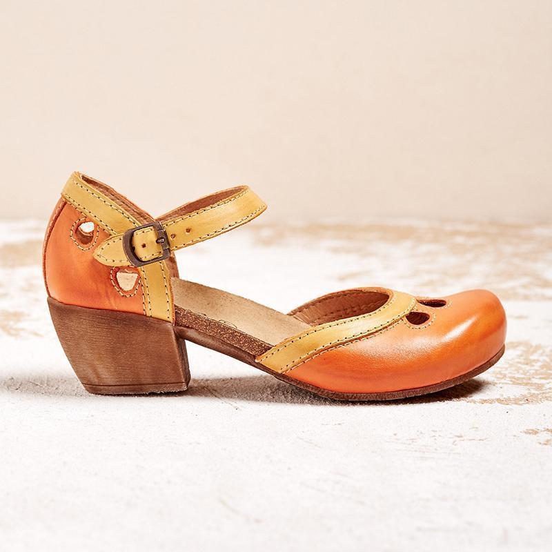 Noor | Orthopedic sandals with low heel