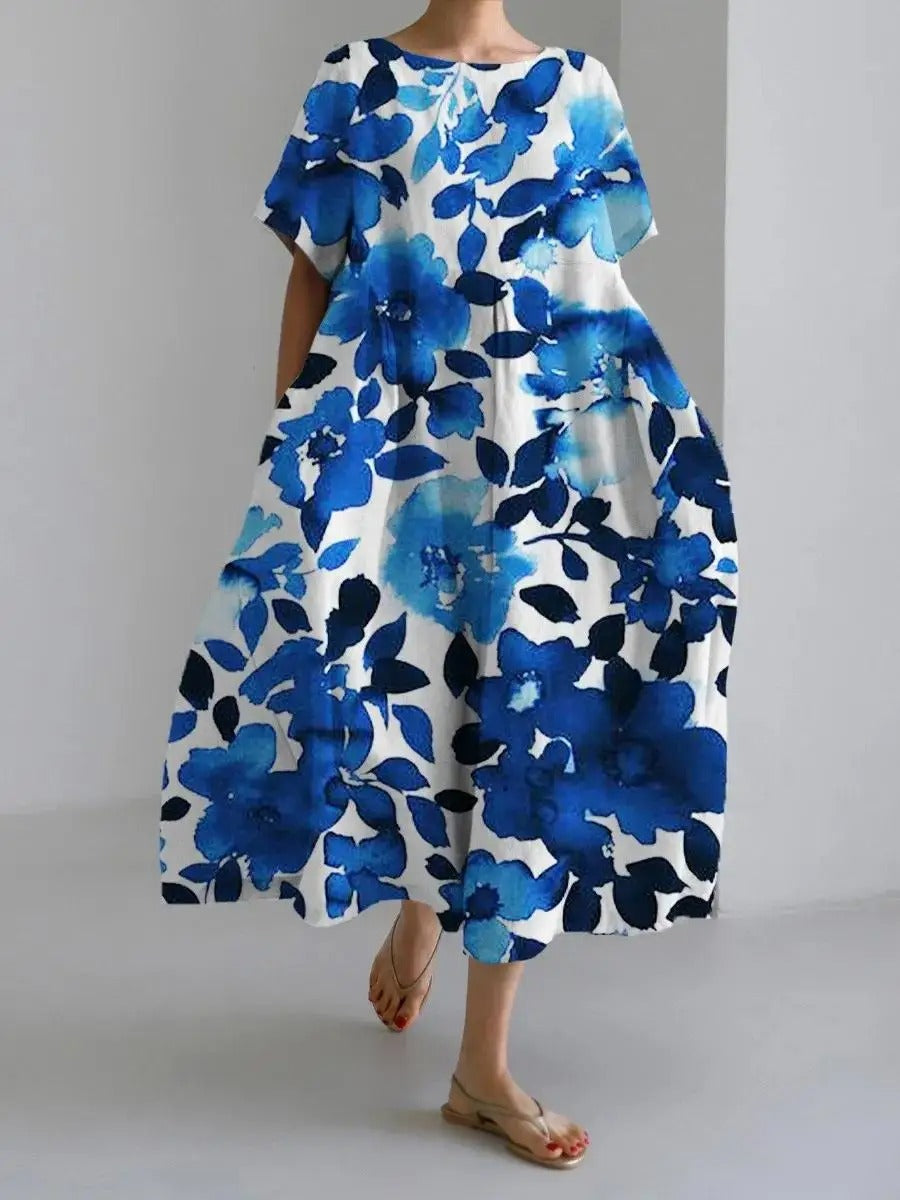 Peyton - Floral Swing Maxi Dress