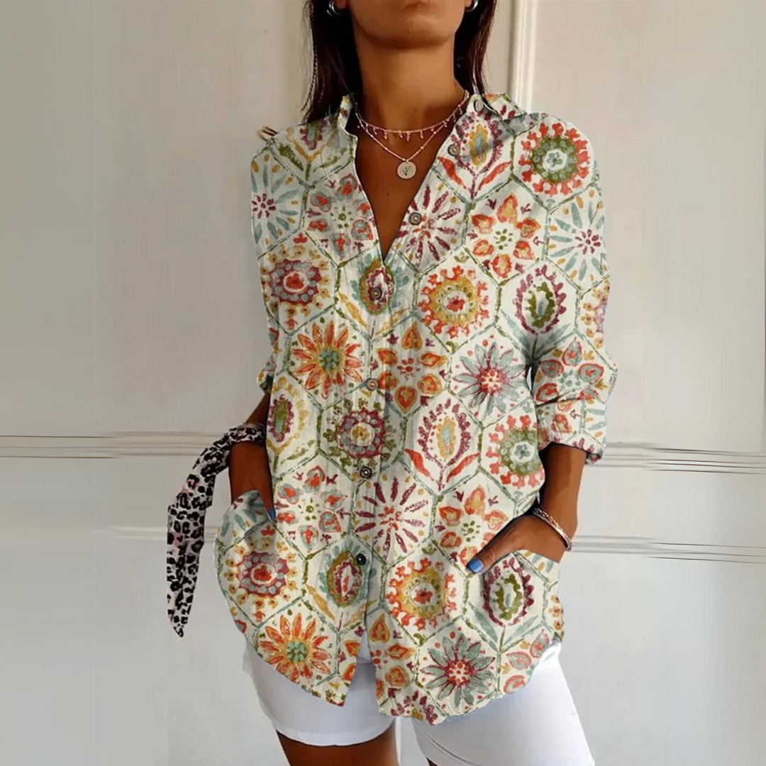 Sienna - Floral Breeze Blouse