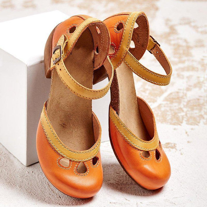 Noor | Orthopedic sandals with low heel