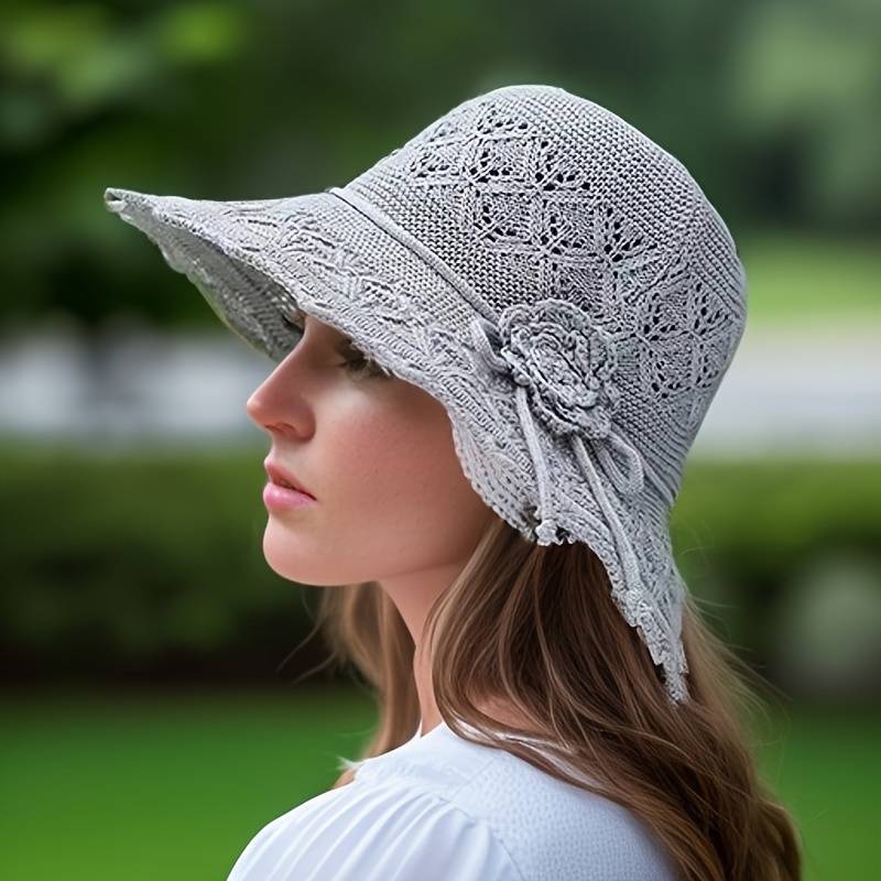 NORA | Elegant wide-brimmed folding sun hat