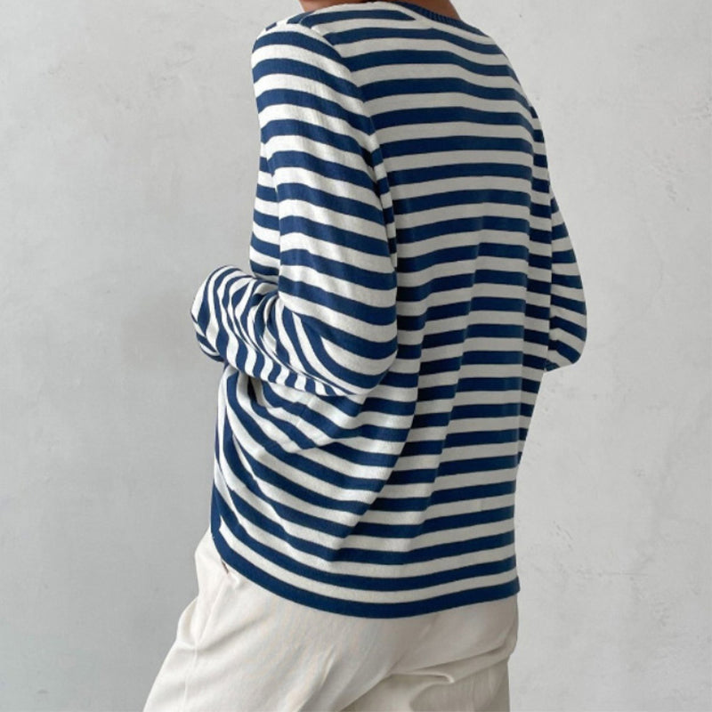 SARA - Striped Cotton Shirt