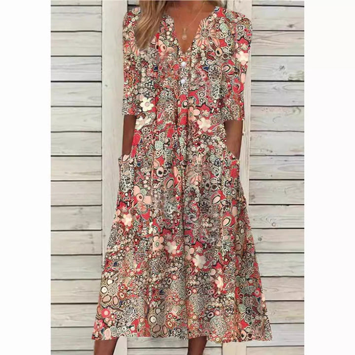 EMELY - Floral Dress