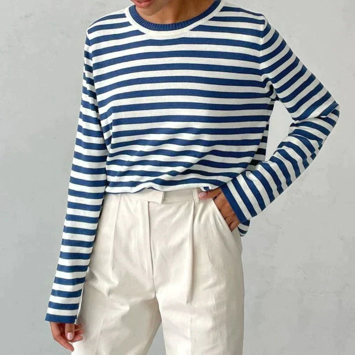 SARA - Striped Cotton Shirt