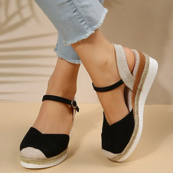 MELODY | Women's Closed Toe Wedge Orthopedic Sandals