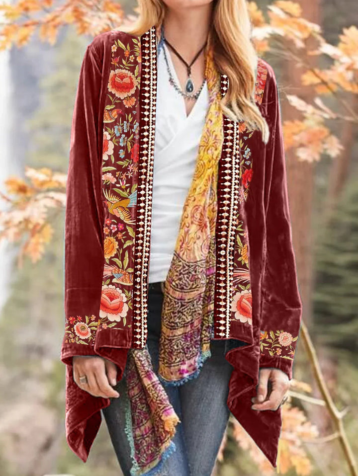 Emilia - Bohemian Style Long Cardigan