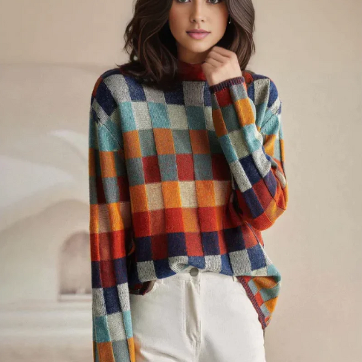 Mindy |  Luxury Plaid Sweater