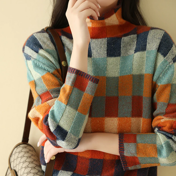 Mindy |  Luxury Plaid Sweater