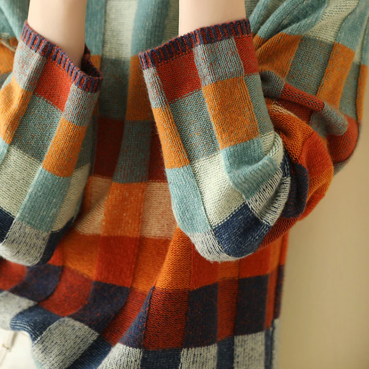 Mindy |  Luxury Plaid Sweater