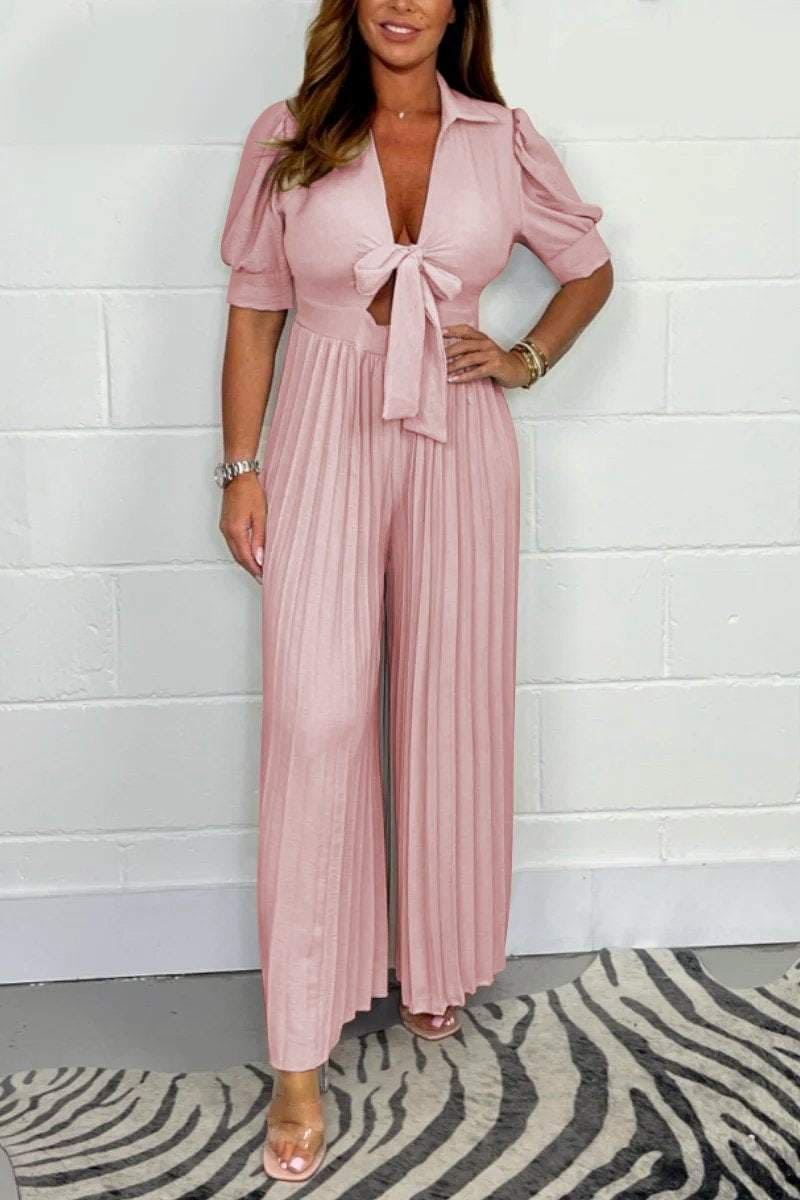 River - Comfy Pleated Jumpsuit