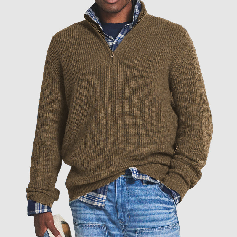 RON Quarter Zip Sweater