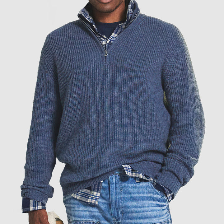 RON Quarter Zip Sweater