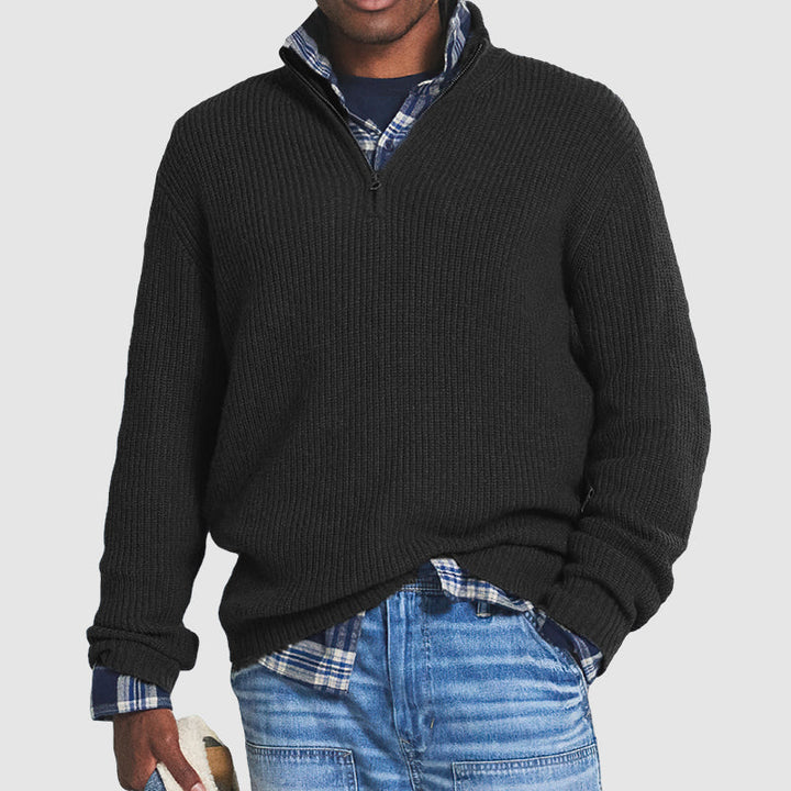 RON Quarter Zip Sweater